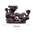 thumbnail image 3 of YANHAIGONG Green Wooden Dragon Statue,Chinese Dragon Desktop Ornament , Lunar New Year Wooden Dragon Figurine Ornament for 2024 Chinese New Year Blessing Souvenir Gift Office Home Tabletop Decor, 3 of 4