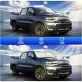 thumbnail image 4 of Windshield Sun Shade for Dodge RAM 1500 2019-2025, Front Window Shades Custom Fit for RAM 1500, Foldable Car Sun Shield with Steering Wheel Sunshade to Block UV Keep Car Cool, 4 of 6