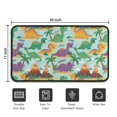 thumbnail image 5 of LightBlue Cartoon Dinosaurs Volcanoes Pattern Door Rugs,Washable Non Slip Door Mats Indoor,Decorative Door Mats,Entry Mat Indoor for Entrance,Bedroom,Kitchen,Bathroom,30"x17", 5 of 6