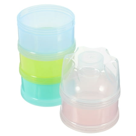 LEORX Airtight Powdered Milk Storage Milk Powder Dispenser Plastic 1Set