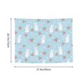 thumbnail image 3 of Bingfone Easter Rabbit Tapestry Wall Hanging Decor for Living Room Bedroom Dorm Classroom Office Decor 29x37 Inch, 3 of 8