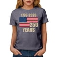 thumbnail image 6 of Leey-World 250 Anniversary Shirt Women American Flag T-Shirt July 4th Graphic Tee 4th Of July Shirts Women(Dark Gray,L), 6 of 8