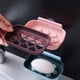 thumbnail image 3 of Elegante jabonera de pared de 2 niveles para guardar y organizar el baño, 3 of 8