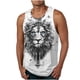 thumbnail image 4 of Mens Camisetas Algodón Impreso sin Mangas Chaleco Tanque, Cuello Redondo Casual para Al Aire Libre, Diario Y Primavera Verano Desgaste, 4 of 7
