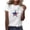 White 01, variant on Women's Short Sleeve T-shirts Round Neck Short Sleeve 4th July Tees USA Flag Independence Day Festival Summer Outfits (XL, White 04)