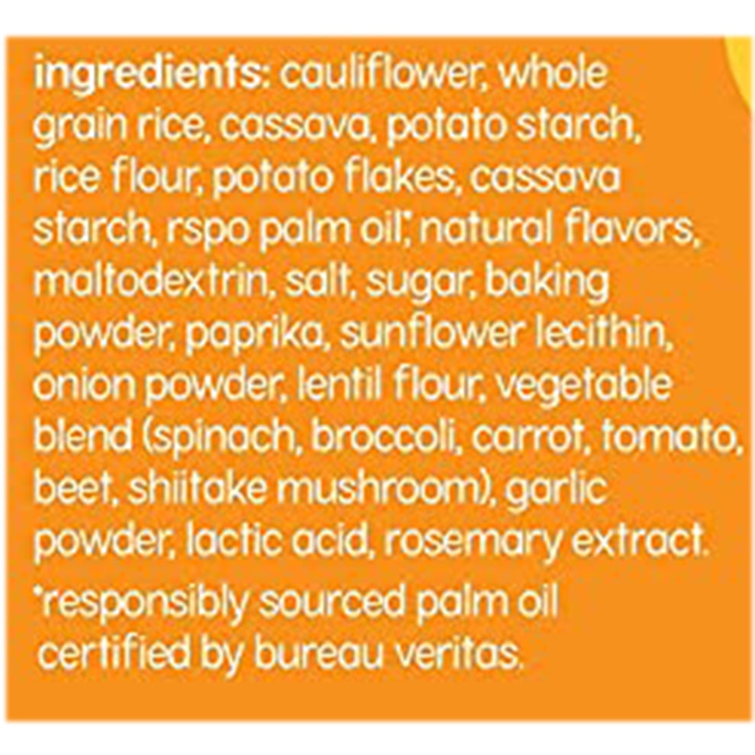Real Food From The Ground Up Cauliflower Crackers Cheddar 6 Count 4 Ounce