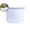 White, variant on Thicken Flowerpot Plant Pot Planter Flower Pot with Saucer for Garden Plant Pot Home Decoration(Black)
