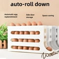 thumbnail image 3 of Egg Holder for Fridge, 4-Layer Automatic Egg Rolling Dispenser, Holds 30 Eggs Simultaneously, Space Saving Egg Tray for Refrigerator, Works In The Kitchen, Cabinets (Color : White), 3 of 5