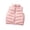 Pink, variant on Fancifize Quilted Puffer Vest for Girls, Girl's Full Zip Sleeveless Down Jacket, Solid Color Warm Lightweight Coat 0-8 Years