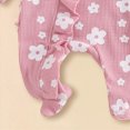 thumbnail image 6 of HCNTES Baby Girl Clothes Winter Baby Girls Bodysuit Winter Romper Girls Preemie Long Sleeve Sleepers Pajamas 6 9 12 18 24 Months, 6 of 7