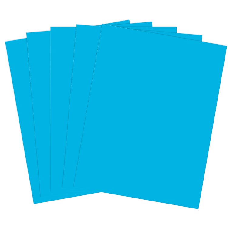 Colored Bond Paper Bundle 8.5 x 11, 20lbs, 100 Pages, Blue
