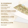 thumbnail image 6 of Peel and Stick Wallpaper Soft Watercolor Roses Distressed Paper Gentle Morning Light Wall Paper 17.7in x 9.8ft Self Adhesive Removable Boho Floral Contact Paper for Nursery Bedroom Cabinets, 6 of 8