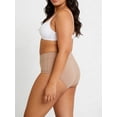thumbnail image 3 of LEOKE 12 Pack Underwear for Women Plus Size XL-5XL High Waisted Panties Ladies Stretch Briefs, 3 of 7