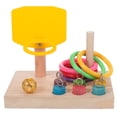 thumbnail image 1 of Miangastore 1 Set Parrot Bird Cage Toy Mini Basketball Shooting Toy Bird Training Toy, 1 of 9