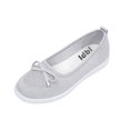 thumbnail image 2 of Womens Breathable Knit Mesh Slip On Loafers Casual Bow Ballet Flats Shoe Comfortable Round Toe Lightweight Walking Shoe Business Office, 2 of 8