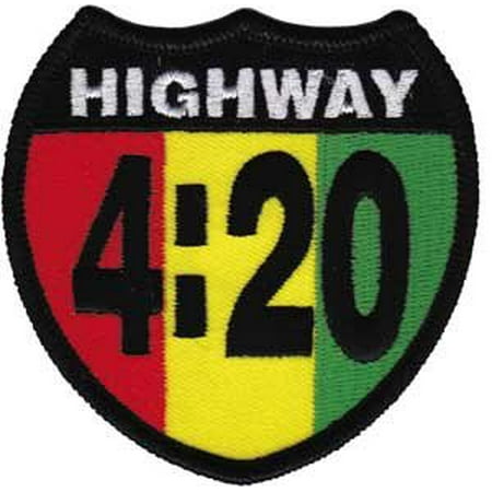 WEED 420 PATCH Iron-On / Sew-On Marijuana Patch Officially Licensed Marijuana WEED Pot/Pop Culture Artwork, 2.8