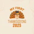 thumbnail image 4 of Inktastic Cute Turkey My First Thanksgiving 2025 Boys or Girls Baby T-Shirt, 4 of 5