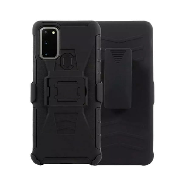Funda Uso Rudo Clip 360 Para Samsung A21s Más 2 Micas De Cristal