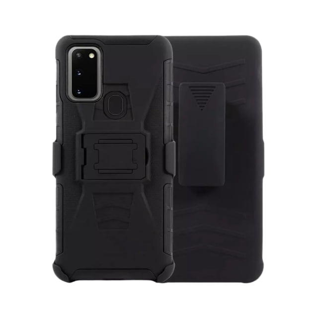 Funda Uso Rudo Clip 360 Para Samsung A21s Más 2 Micas De Cristal
