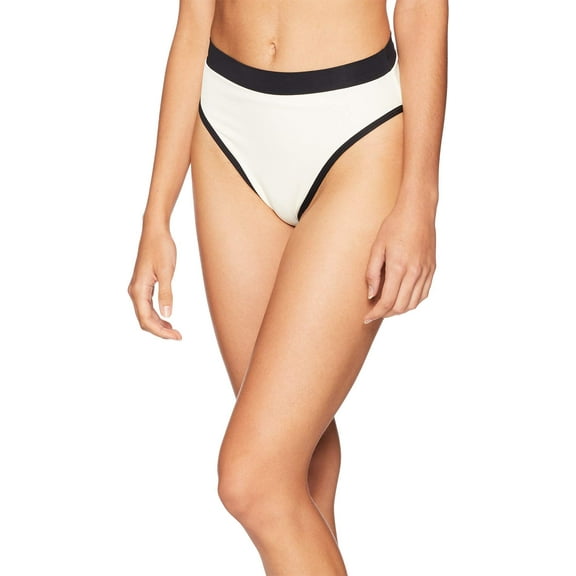 L*Space Ridin' High Frenchi Bitsy Bottom Cream/Black SM