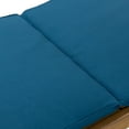 thumbnail image 3 of Noble House Bexley Cushion Acacia Wood Outdoor Chaise Lounge - Set of 2, Teak/Blue, 3 of 8