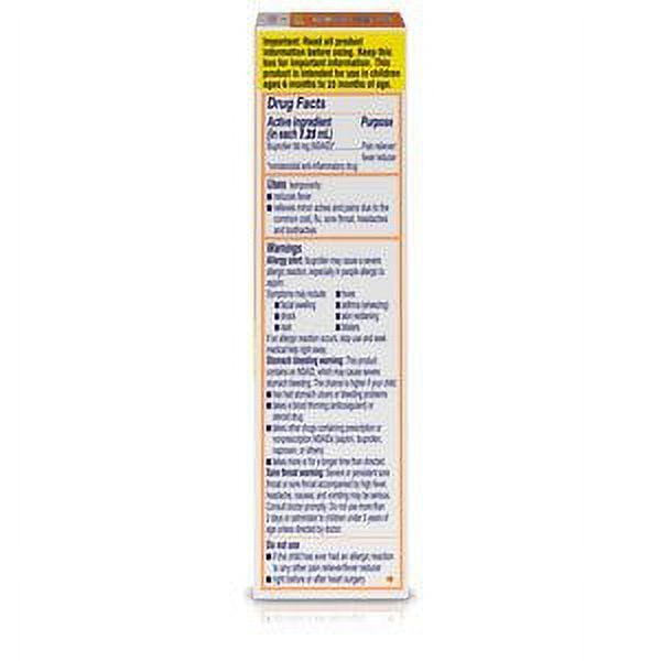 Motrin Concentrated Infants' Drops Dye-Free, Original Berry 1 oz (Pack of 3)
