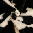 thumbnail image 3 of West Ivory 4-Seater Ultra-Thick Winter Soft Plush Couch Cover – Washable Furniture Protector for Dogs, Pets, Anti-Slip, Anti-Dust Sofa Cushion Cover, Black and White, 133.86 x 66.93 Inches, 3 of 6