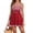 Red, variant on Delconic Women Swimsuit With Shorts Flowy Two Piece Swimsuits Bathing Swimwear