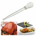 thumbnail image 3 of Turkey Baster, Chicken Turkey Poultry Meat BBQ Baster Syringe Tube, Kitchen Cooking Tools Kitchen Chicken Turkey Poultry Meat BBQ Food Flavour Baster (Random Color), 3 of 9