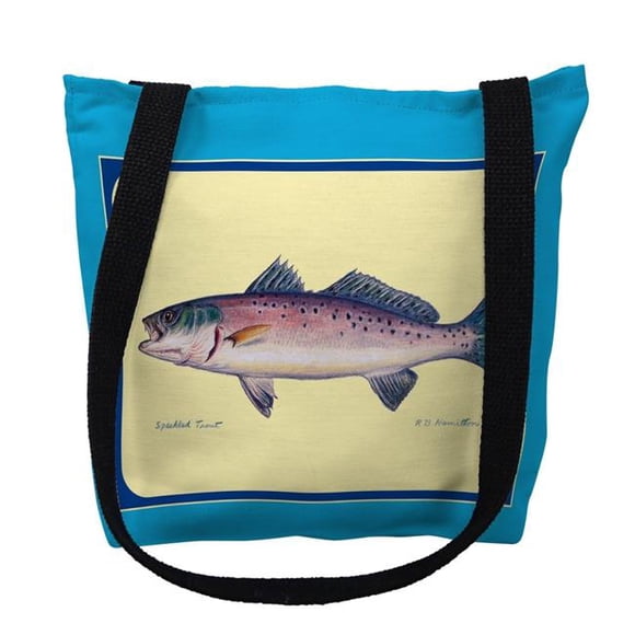Sac Fourre-Tout Bordure Multi Fish II 18 x 18 Po - Grand