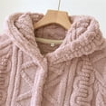 thumbnail image 3 of Plus Size Bathrobe for Women Fluffy Women's Nightgowns & Sleepshirts Oversize Cozy Women's Robes House Womens Robe Pink, 3 of 6