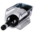 thumbnail image 3 of Stackable Bottle Holder Wine Organizer Transparent Stackable Plastic Bottle Holder Corner Bottle Storage for Refrigerator, Cupboard, Kitchen Organiser, 3 of 8