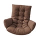 thumbnail image 2 of Cojín para muebles de patio, cojín para hamaca mecedora para el ocio, silla colgante de exterior Marrón, 2 of 8