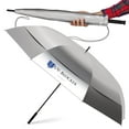 thumbnail image 4 of UV-Blocker UV Sun Protection Golf Umbrella 62" Large Sun Blocking Umbrella Sun Blocking Windproof Auto Open Vented Double Canopy UPF 55+ Blocks 99% of UVA UVB Rays, 4 of 4
