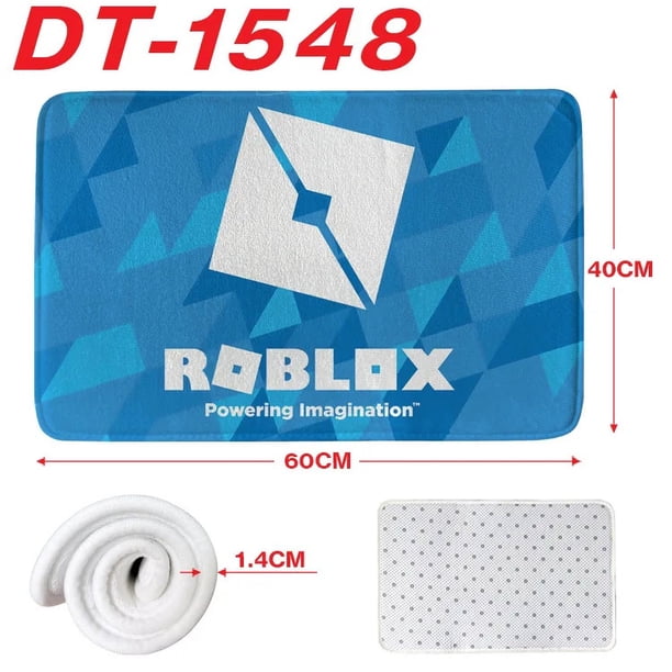 Roblox-alfombrilla de dibujos animados para sala de estar y balcón, alfombrillas antideslizantes más baratas, decoración moderna impresa para el hogar, regalos de navidad