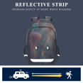 thumbnail image 5 of FORMRS Unisex School Backpack 17" Student Travel Bag with Laptop Compartment, Psychedelic Forest, 5 of 7