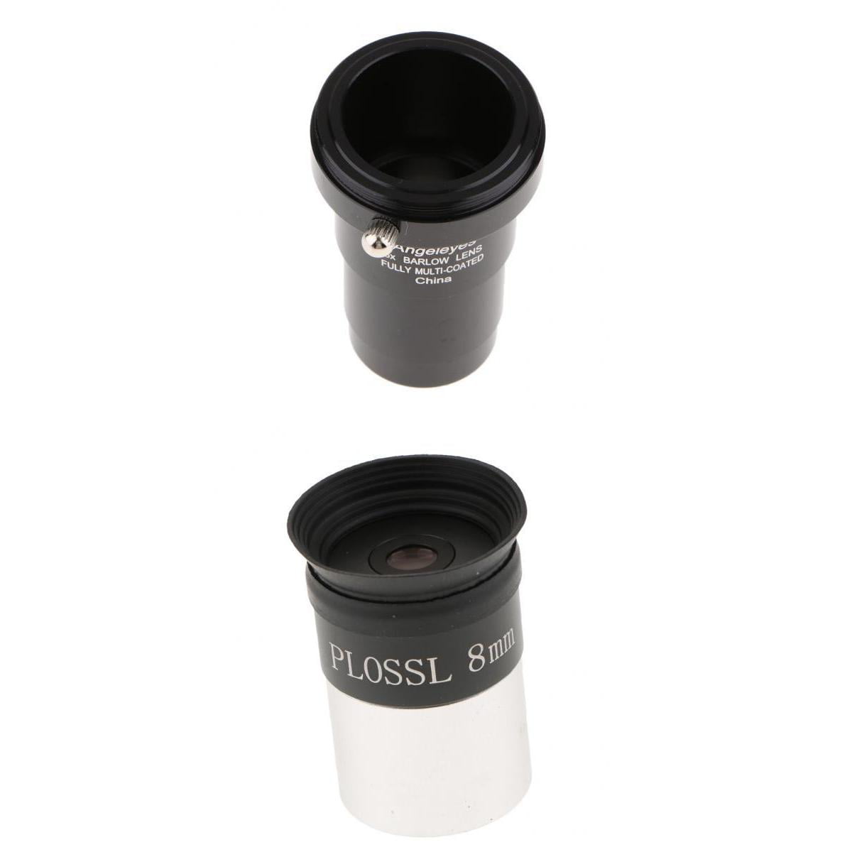 Telescope Lens Parts 8mm Plossl Eyepiece & 8-24mm  Eyepiece Lens 
