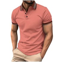 KyCheLot Mens Work Short Sleeve Shirts Wicking Mesh Lightweight Button up Lapel Trendy Golf Shirts