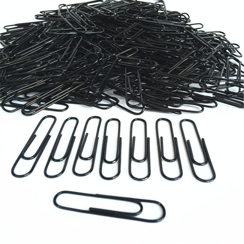 100PCS Black Office Paper Clip School Supplies Study Article Walmart