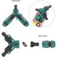 thumbnail image 5 of Garden Hose Splitter, Heavy Duty Non-leakage Design with Adjustable Long Handles, Durable Zinc Alloy for High Flow Sources Outdoor Faucet (4 Connectors), 5 of 5