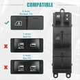 thumbnail image 3 of Front Left Driver Side Master Power Window Switch for Nissan Versa, 3 of 4
