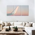 thumbnail image 3 of Elephant Stock White Wing Airplane Wall Art - Horizontal Multi Panel Canvas - Living Room Wall Decor - Transportation Multi Panel - Blue And White Decor - 80" x 39", 3 of 8