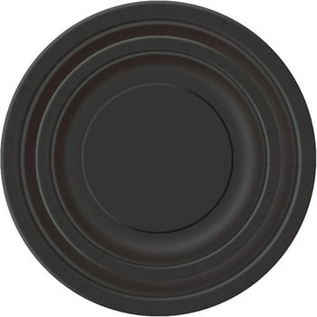 Way to Celebrate! Black Paper Dinner Plates, 9in, 20ct