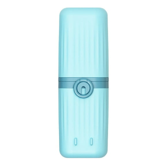 1-Pack Multifunctional Travel Toothbrush & Toothpaste Holder – Magnetic Cup with Suction Wall Mount & Cover, Compact Bathroom Organizer for Home & Travel TIKA