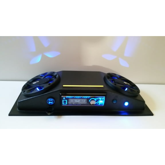 Thunder Buckets UTV Radio Golf Cart Overhead Stereo Console with 6.5" Speakers Xtra USB Charging