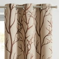 thumbnail image 3 of VCNY Home Kingdom Taupe Branch Grommet Blackout Curtain, 40" x 95", 3 of 5