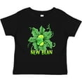 thumbnail image 3 of Inktastic New Bean Cute Sleeping Bean in Leaves and Vines Boys or Girls Baby T-Shirt, 3 of 5
