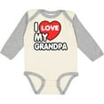 thumbnail image 3 of Inktastic I love my grandpa Boys or Girls Long Sleeve Baby Bodysuit, 3 of 5
