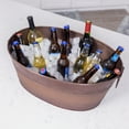 thumbnail image 4 of BREKX Aspen Oval Antique Copper Beverage Tubs, Rust Proof, 4 of 8