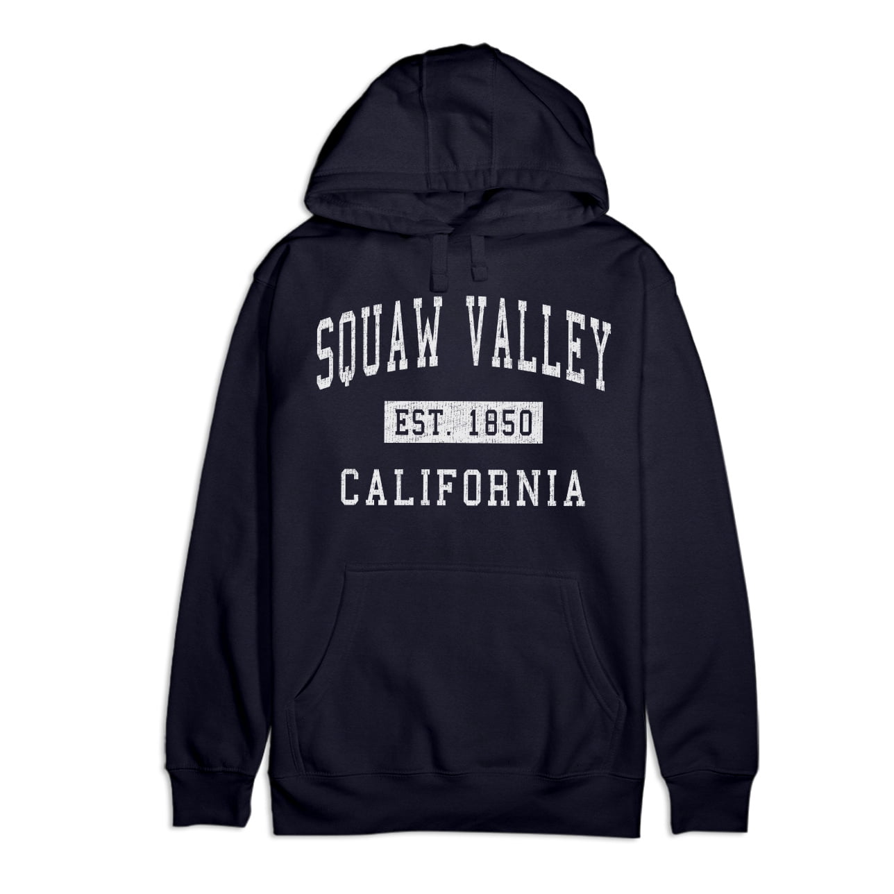 Squaw Valley California Classic Established Premium Cotton Hoodie
